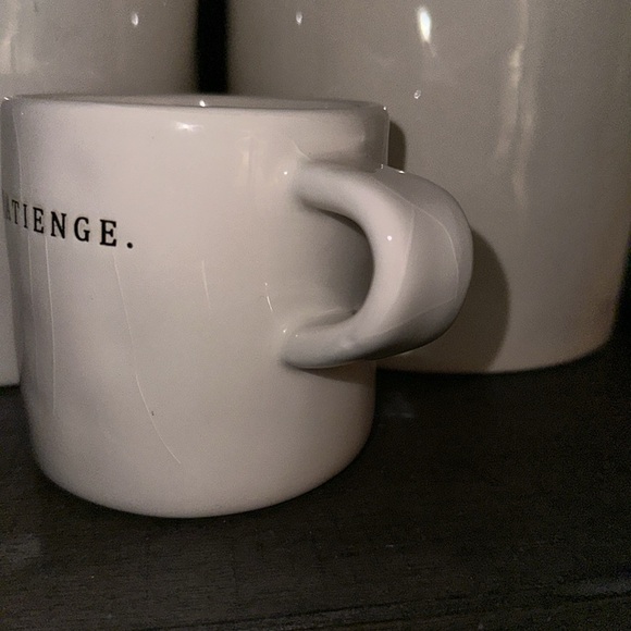 MISPRINT Rare Rae Dunn Magenta Patience Coffee/Tea Mug Cup Misspelled Patienge - Picture 6 of 15